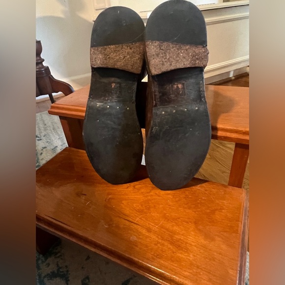 Frye Shirley Riding Plate Boot 11 Dark Brown Stone Wash - Picture 5 of 5